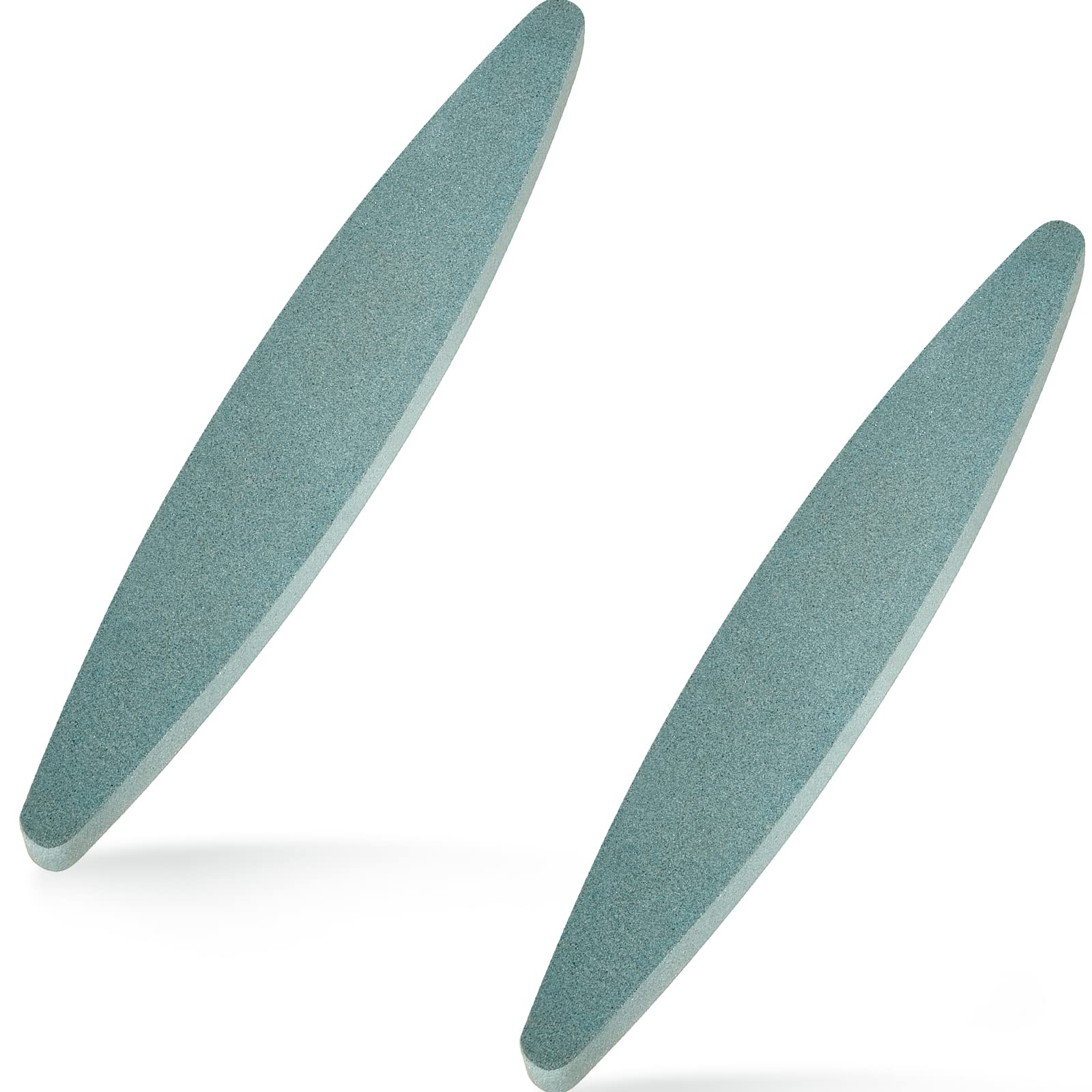 2 Pieces Garden Sharpening Stone for Garden Diamond Coated Sharpener Stone Tool, 9 x 1.47 Inches