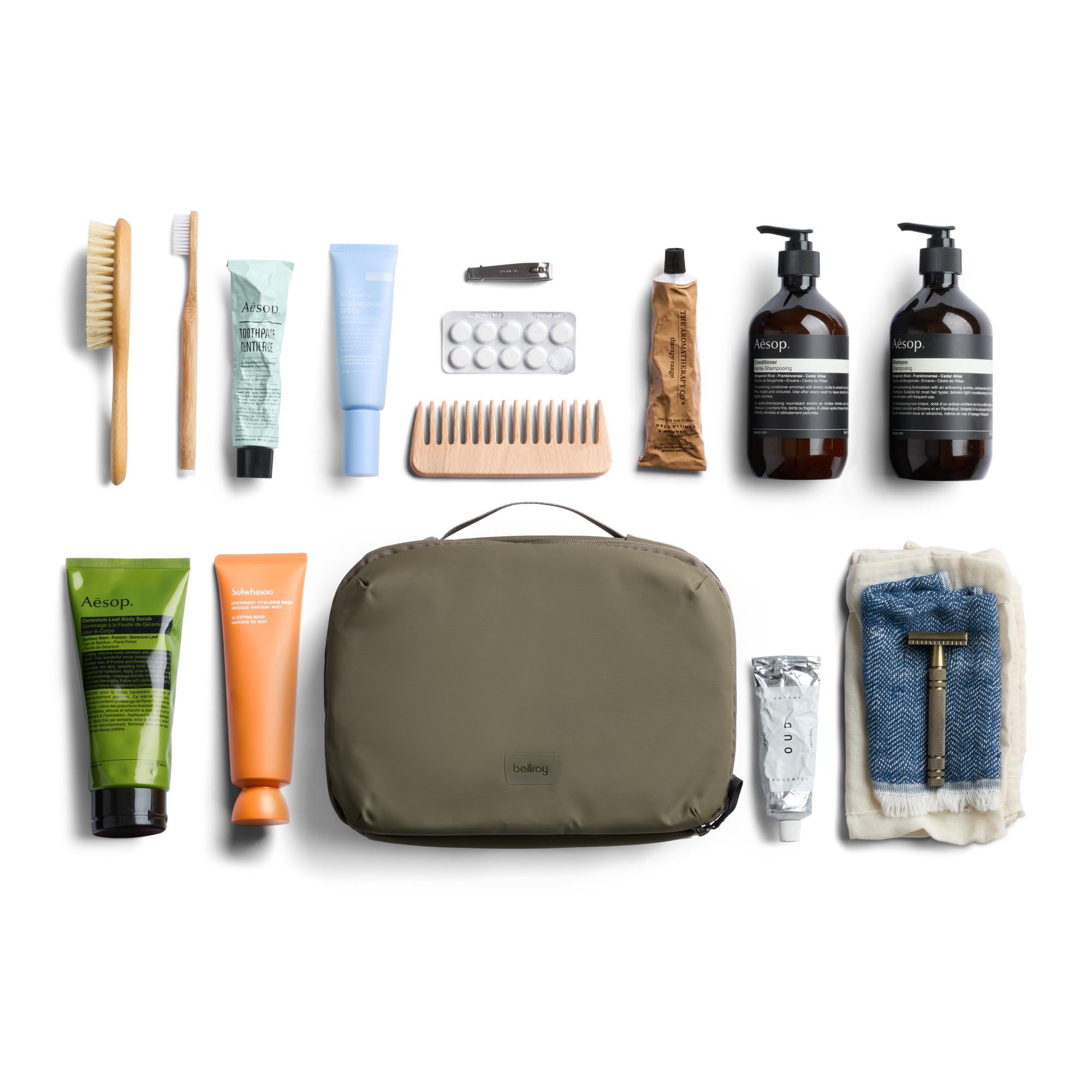 Bellroy Hanging Toiletry Kit Plus 8L borsa da viaggio SeaKelp