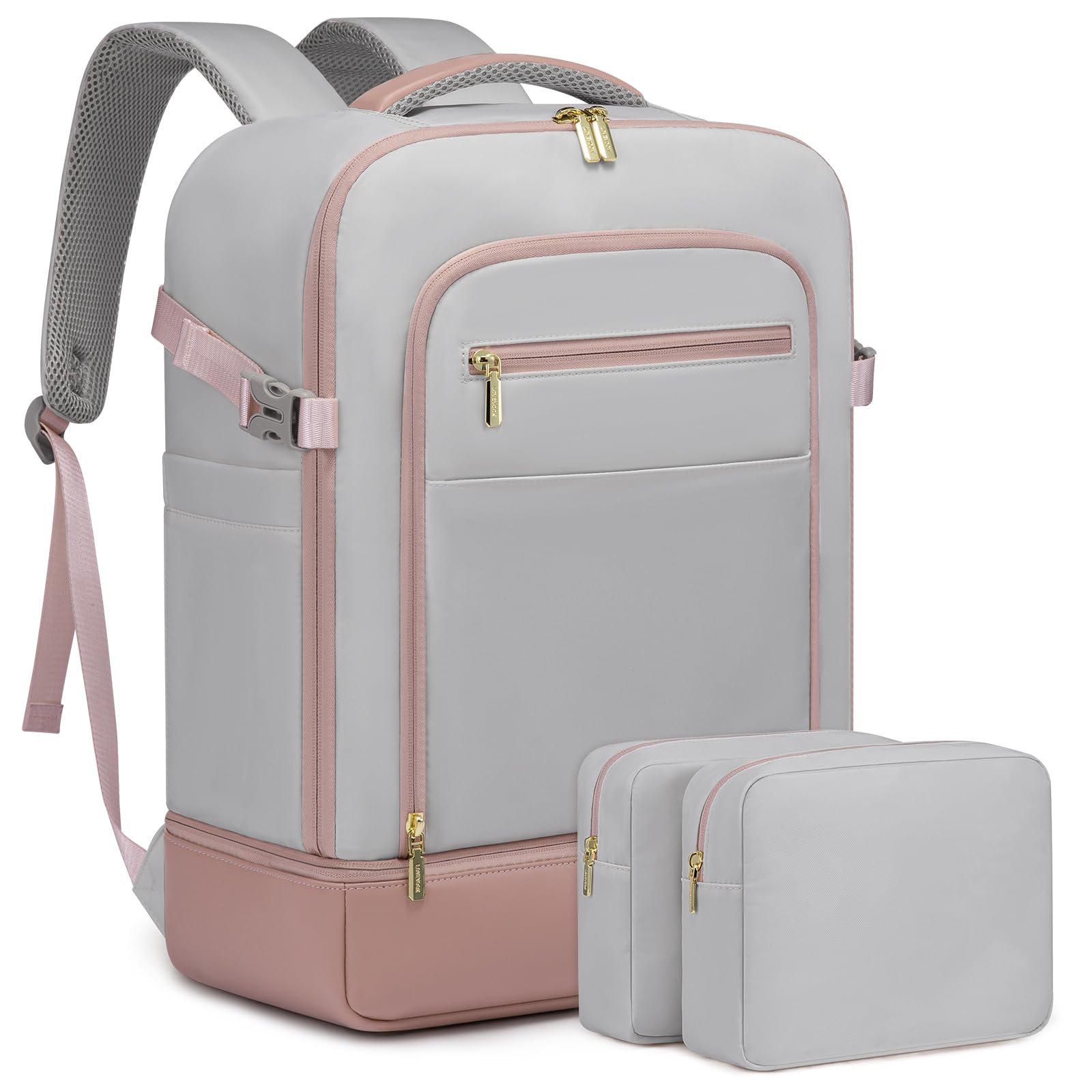 LOVEVOOK Handgepäck Reiserucksack mit separatem Schuhfach, 40L Rucksack Damen Groß mit Nass- und Trockenfach, Travel Backpack Kofferrucksack Carry On Luggage für Trip Reise