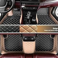 Vista 27 de Alfombrillas de Coche Personalizadas para Tesla Model 3, Model S, Model X, Model Y Forro de Piso de Cuero Antideslizante para Todo Tipo de Clima