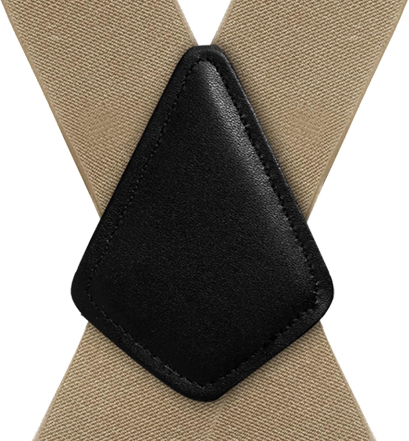 Fasker Mens Suspenders X-Back Wide Adjustable Solid Straight Heavy Duty Clip Suspenders for Men Women - Image 2