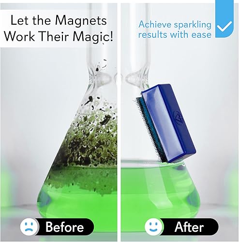 Miniatura 2 de SNOWTREE - BoroBuddy - Juego de limpiador magnético de vidrio  Almohadillas magnéticas para eliminar residuos sin desorden para todas tus piezas de