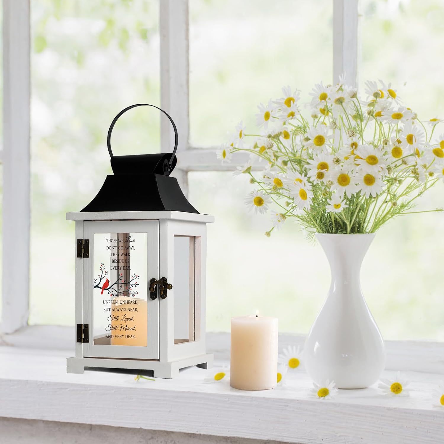 Memorial Lantern, Bereavement Gifts for Loss of Loved One Mother Father, Sympathy Lantern Thoughtful Funeral Gifts in Memory of Loved One