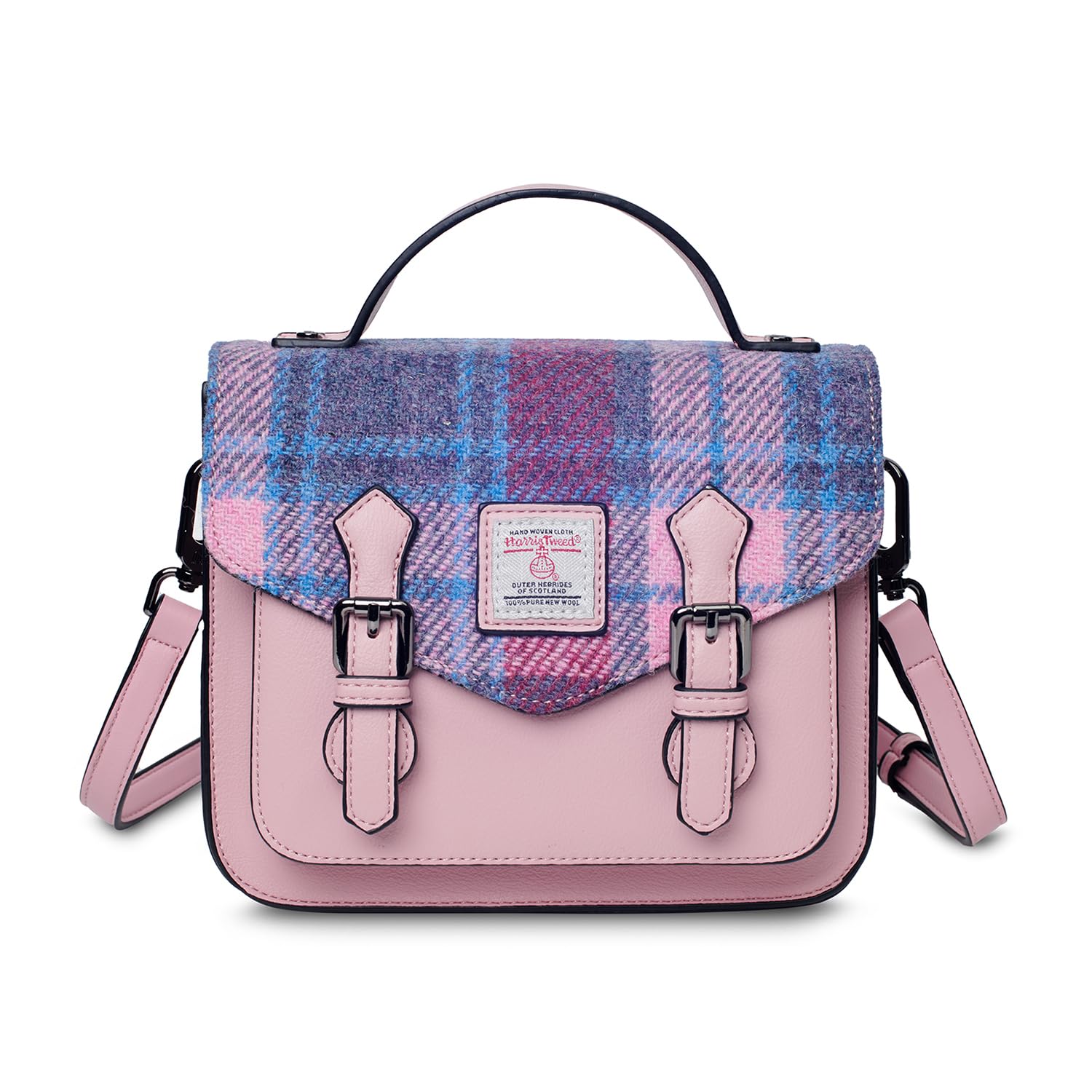 Islander® The Calton Satchel - Ladies Satchel With HARRIS TWEED - Small and Medium
