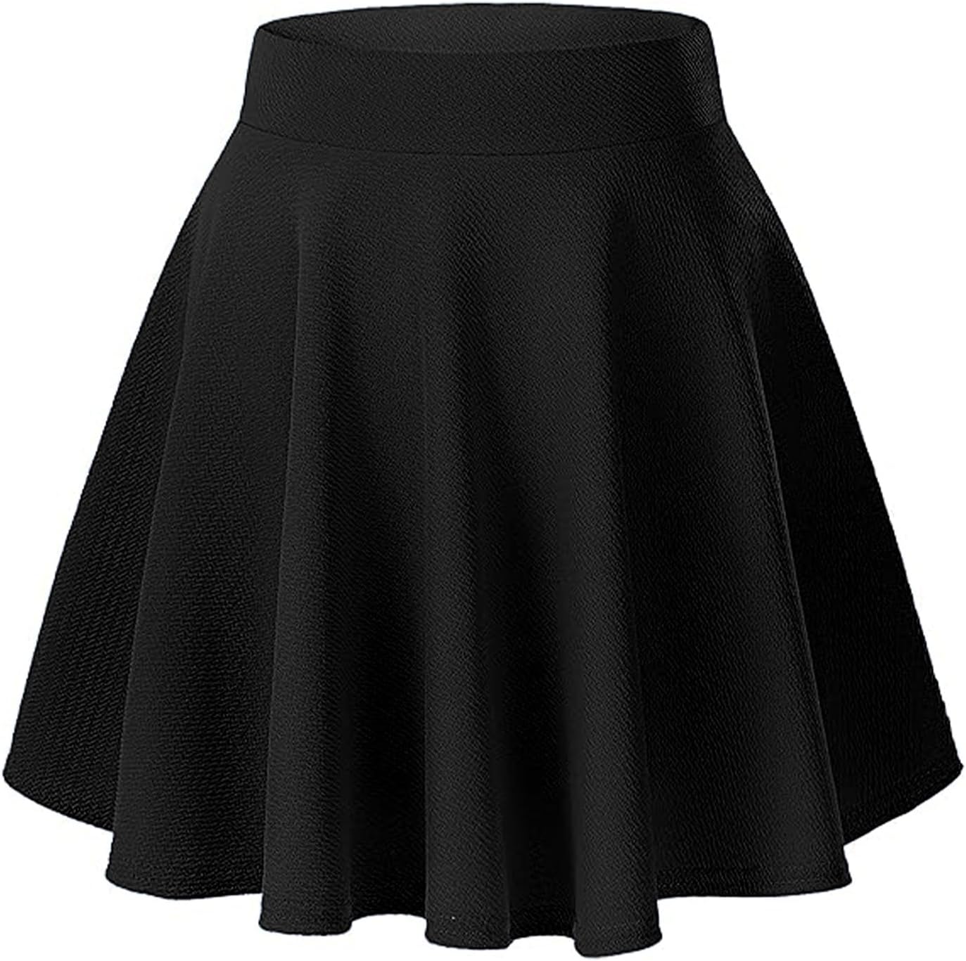 Women's High Waist A-Line Skirts Mini Skater Skirt Midi Tennis Skirt School Uniform Cheerleader Stretch Flared Skirts