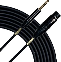 Vista 2 de Mogami Gold TRSXLRF-25 - Cable de conexión equilibrado de 1/4 pulgadas a XLR hembra, 25 pies