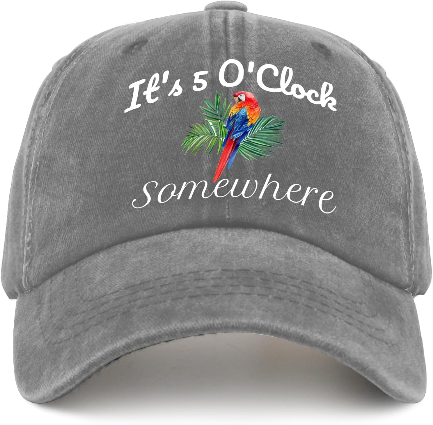 Jimmy Music Buffett Accessories Hats Its 5 Oclock Some Where Baseball Cap Mom Hat Pigment Black Womens Bucket - Image 8