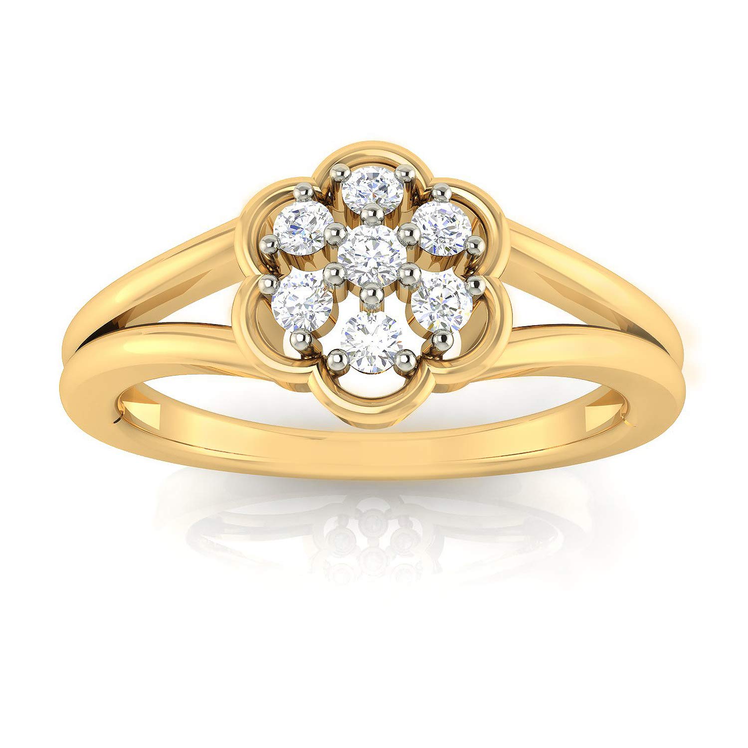 avsar 14k (585) Yellow Gold Ring for Women-picture-50