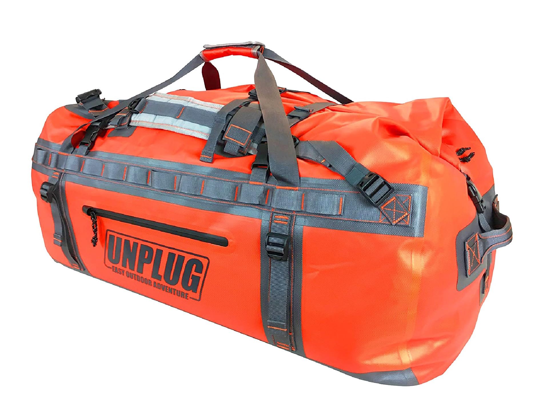 UNPLUG Ultimate Adventure Bag | Wytrzymała wodoodporna torba sportowa 1680D, wodoodporna torba marynarska na kemping, motocykl, torba myśliwska, sportowa torba przygodowa, wodoodporna torba podróżna