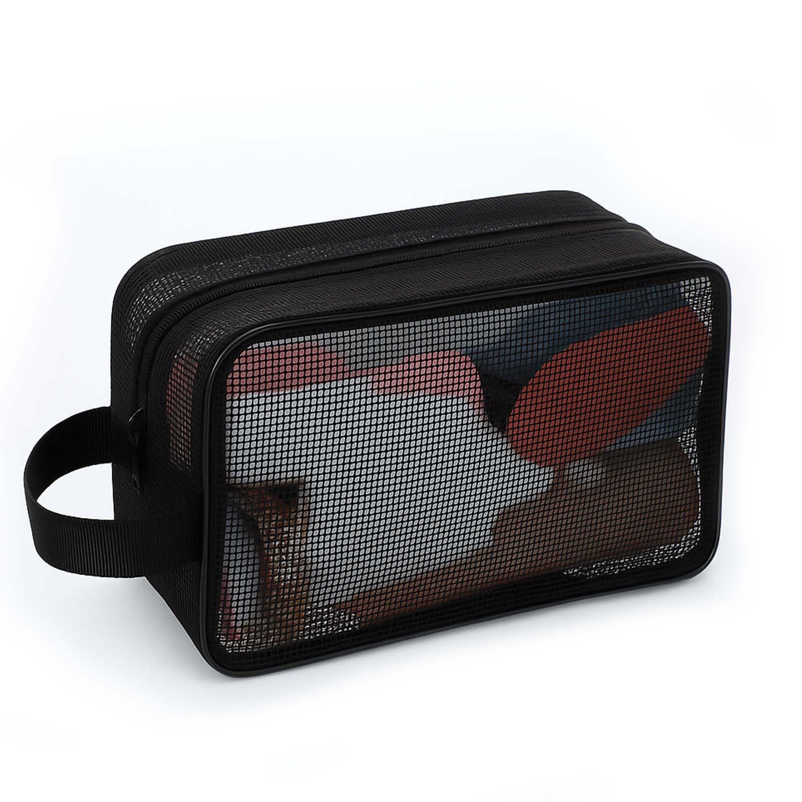 Ouligay Shower Bag Travel Shower Caddy Mesh Shower Bag for Gym Dorm Small Shower Caddy Portable for Bathroom