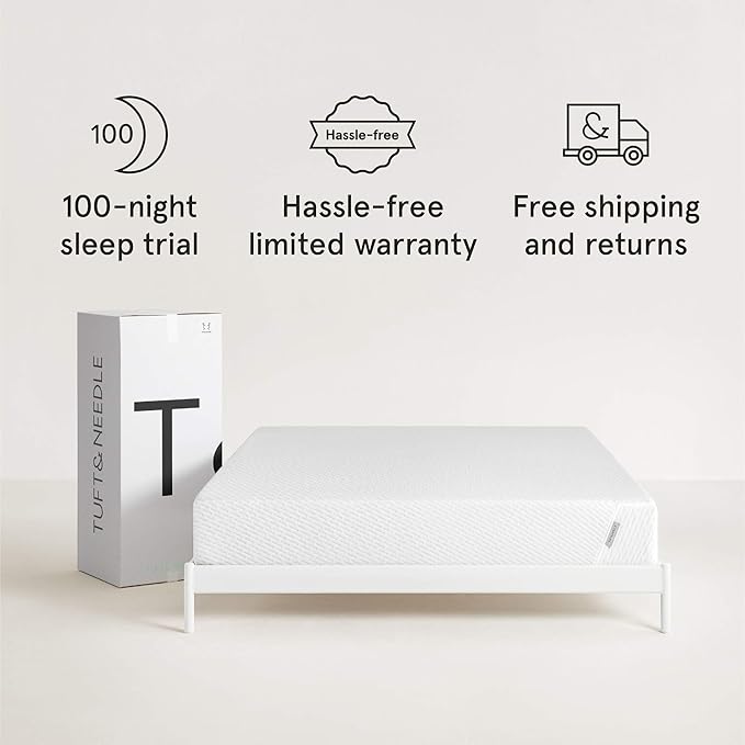 Amazon Com Tuft Needle Original King Adaptive Foam Mattress With Antimicrobial Protection Powered By Heiq Certipur Us 100 Night Trial Everything Else
