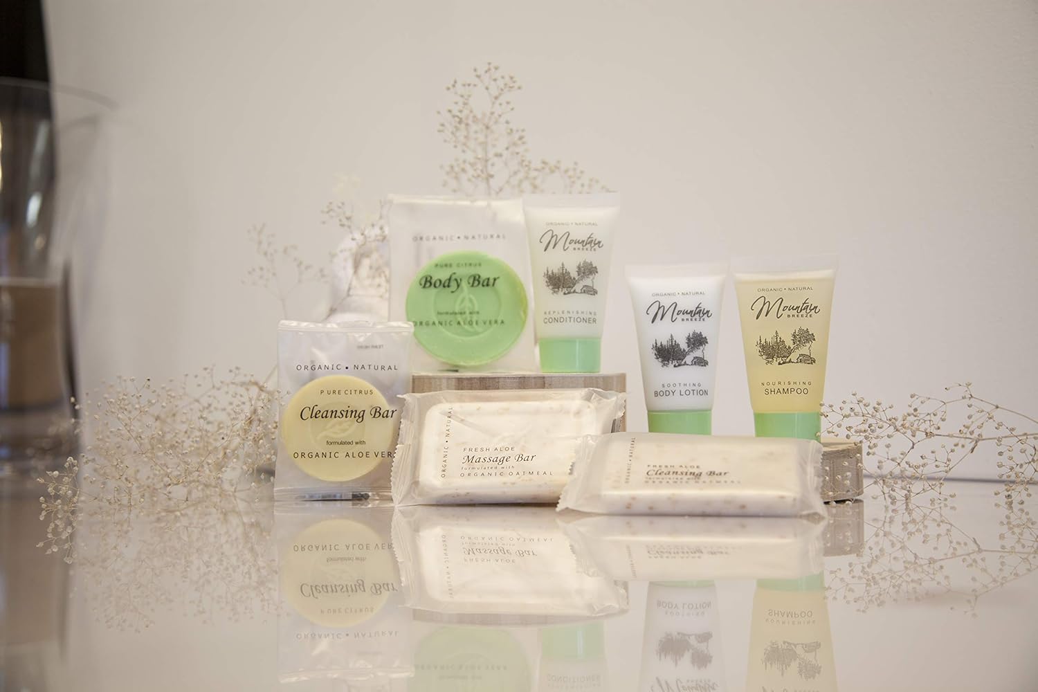 Diversified Hospitality White Aloe Vera Bar Soap, Travel Size Hotel Amenities, 1.25 oz (Case of 288)