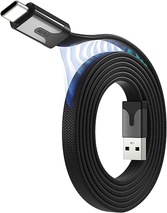 Statik MagStack Slim USB A to C Flat Coil Magnetic Charging Cable, 27W