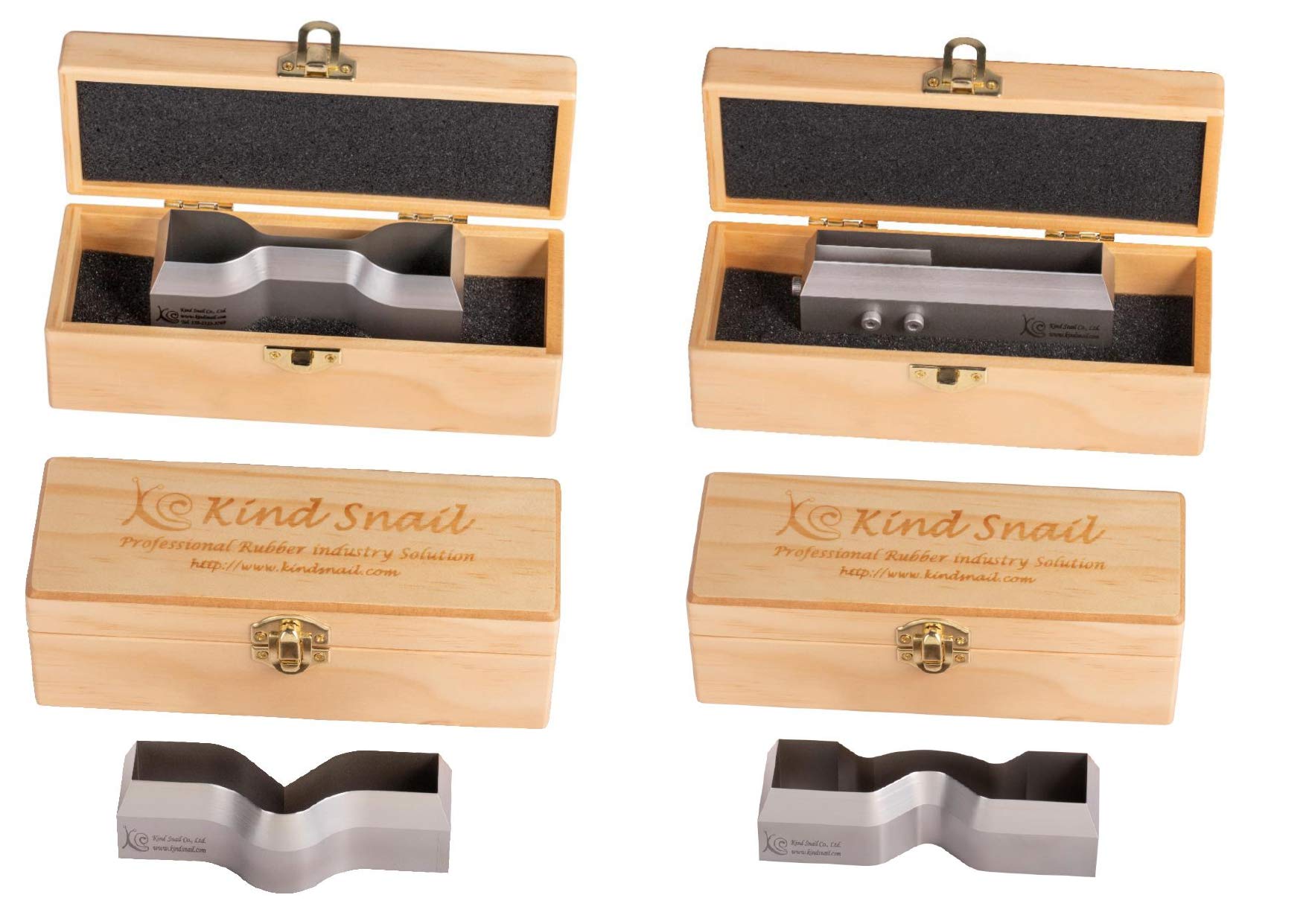 Kind Snail" Tijeras Para Pantalones En Forma De Lágrima Utilizando Una Máquina De Prueba De Tracción Para Probar Muestras De Caucho (TT-JIS K6252)