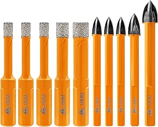 EXFEIN Diamond Drill Bits - 10pcs Tile Drill ...,