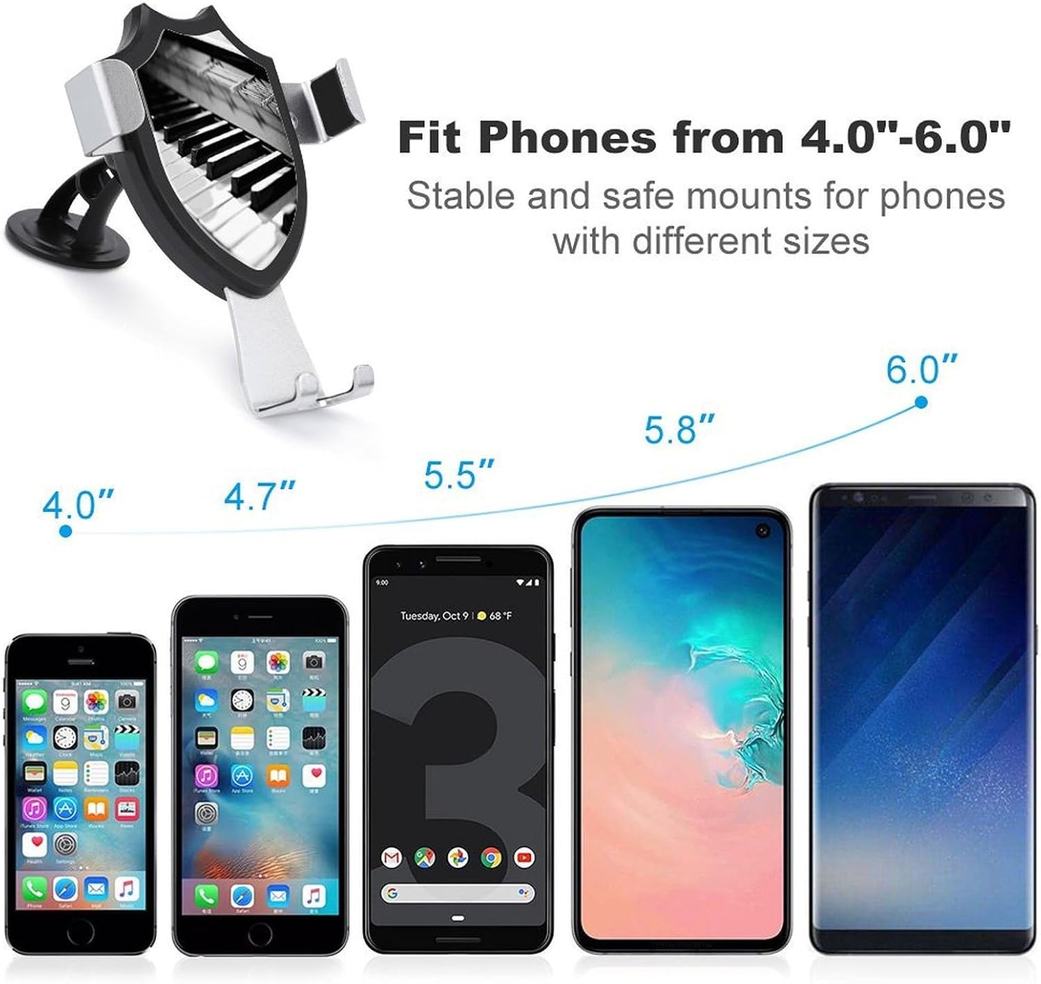 Piano Image Car Phone Holder Car Accessories image 3
