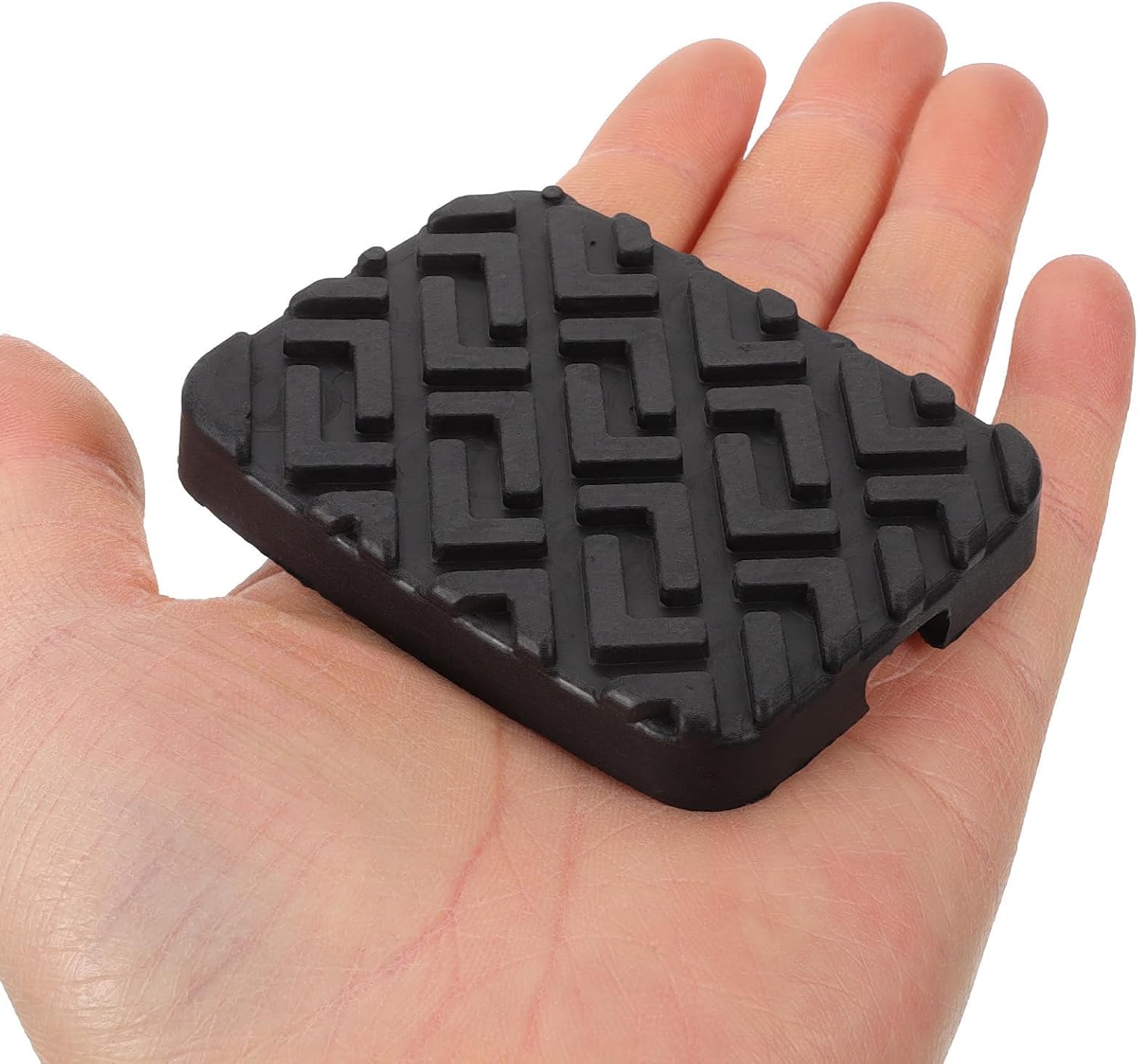 1 Pair Brake Pedal Covers Rubber Pads for Clutch and Brake Pedals Wear-Resistant Easy to Install for Automotive Use Black Replacement Car