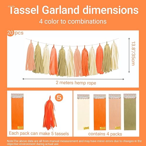 Miniatura 52 de Guirnalda de borlas brillantes de papel de seda, decoración de mesa, borlas para decoración de fiesta, suministros para bodas, cumpleaños, Negro