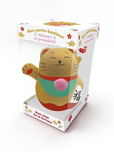 Mon porte-bonheur richesse et prospérité: Mon chat de la fortune. Avec un squishy et un carnet