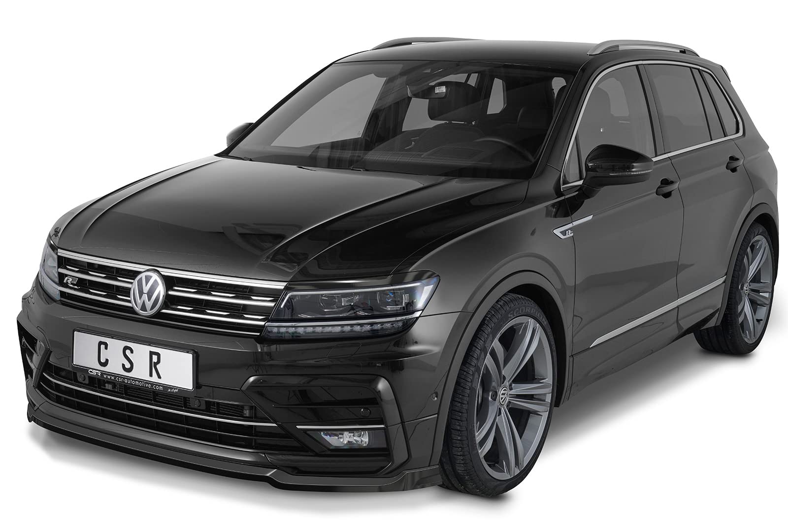 CSR-Automotive Scheinwerferblenden Kompatibel mit/Ersatz für VW Tiguan II (Typ AD1) SB286-G