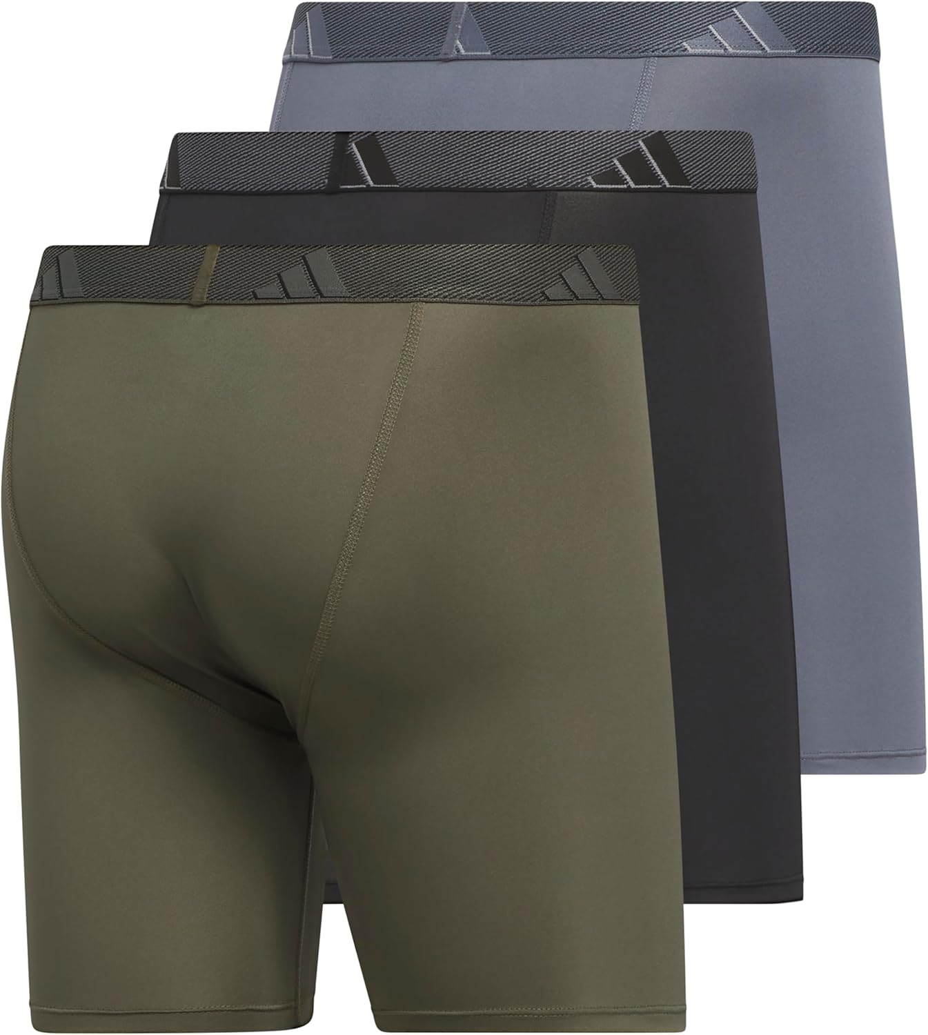 adidas Men's Microfiber Boxer Briefs Underwear (Multipack) Athletic Stretch-Fit - Image 6