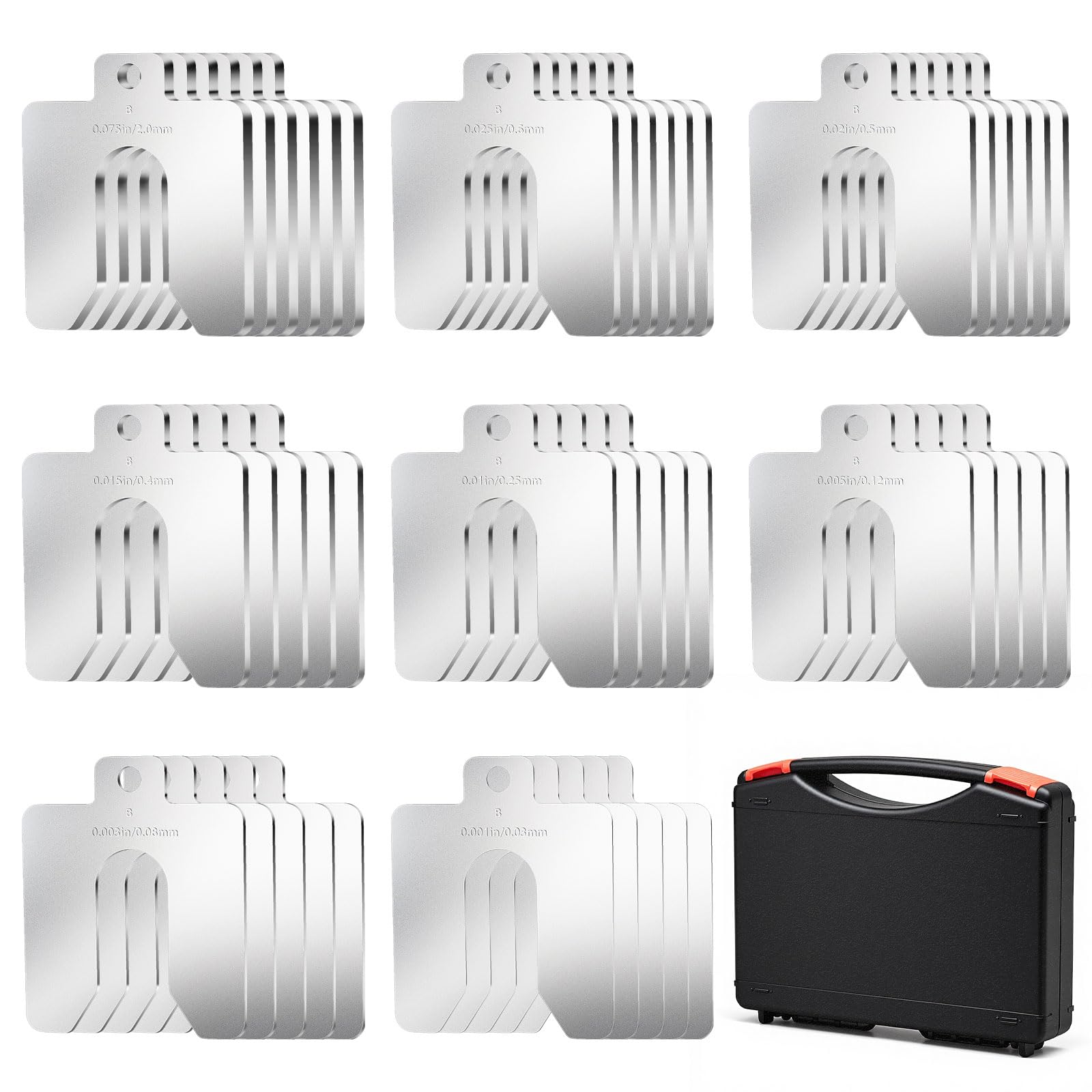 Stainless Steel Shims Kit - 40 Pcs -11