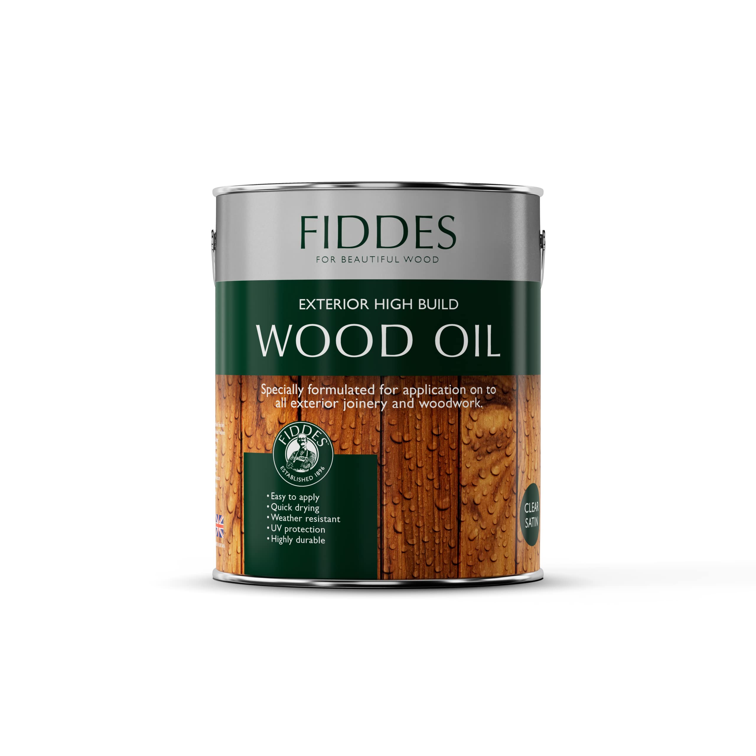 Fiddes Exterior High Build Wood Oil 2.5 Litre