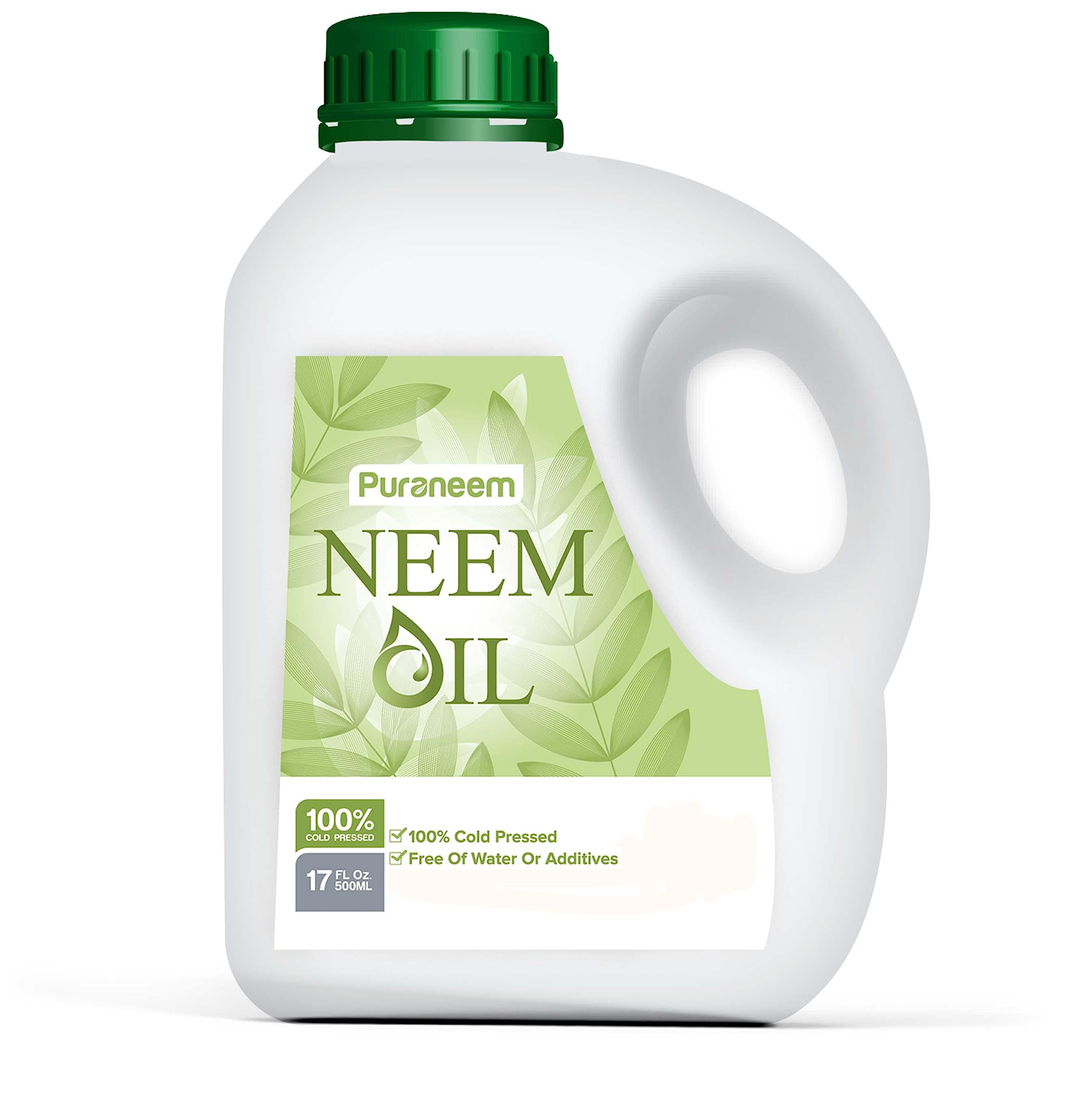 Pure Neem Oil for Plants - Organic Neem Oil Spray for Plants,100% Cold Pressed Neem Oil, Pure Neem Oil, All-Natural Neem Oil Concentrate Leaf Polish for Plants - (17 Oz)
