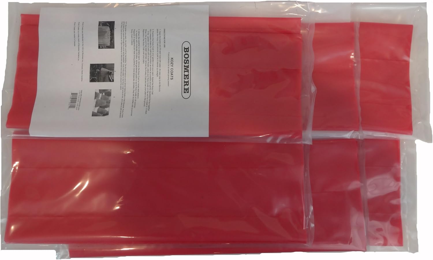 Bosmere Kozy Coats Garden Teepee Insulated Plant Covers | Protects Plants From Winter Weather, Water Filled Freeze Protection For Plants | Pack of 6