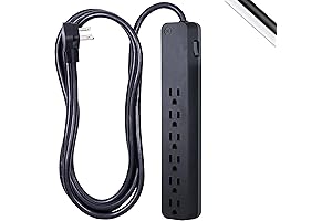 GE Pro 6-Outlet Surge Protector: Your Powerhouse for Safe and Reliable Protection