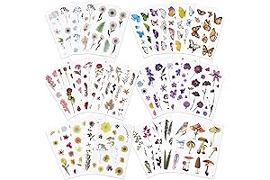 Exquisite Nature Stickers for Adults