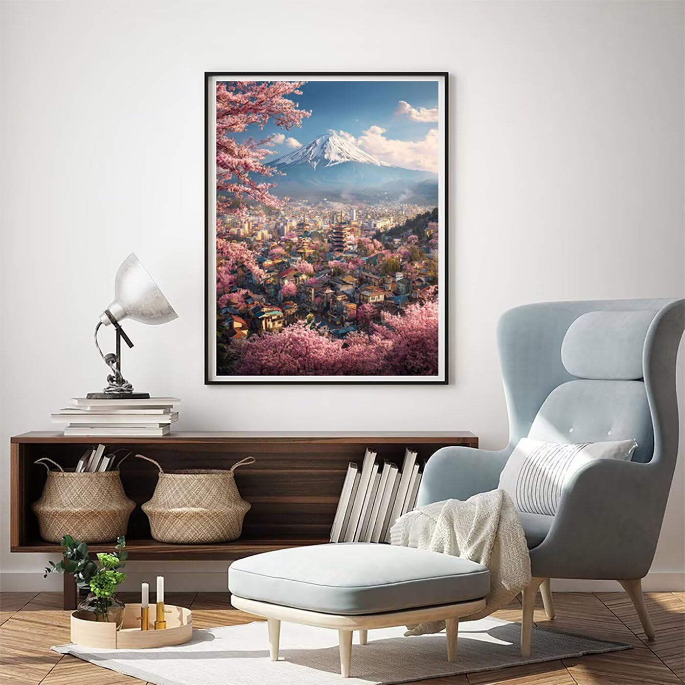 Krajobraz Mount Fuji duży diamentowy obraz artystyczny 81 x 102 cm, DIY kwadratowy obraz diamentowy pełne wiercenie kryształ sztuka rzemiosło haft krzyżykowy mozaika zestaw na Boże Narodzenie dom