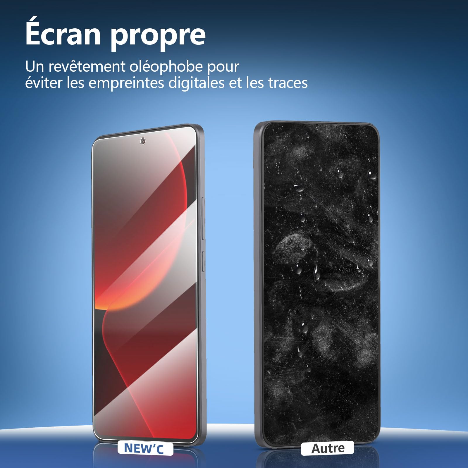 Xiaomi 13T Pro Verre Trempé 0,33mm 9H Film Protection écran Lot de 3
