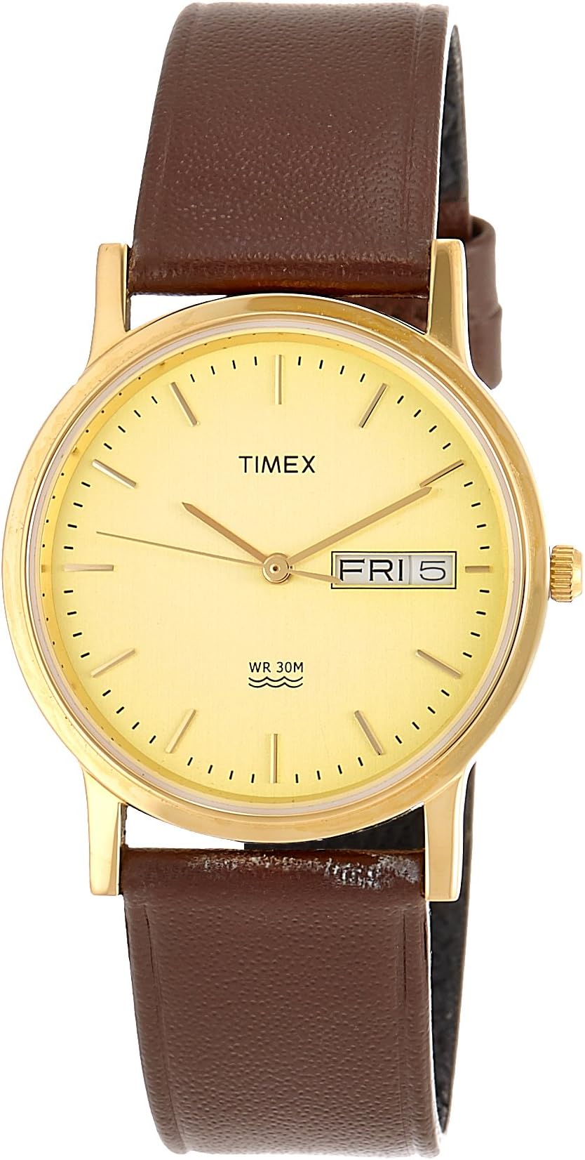 TIMEX Classics Analog Watch for Men with Round Dial & Water Resistant Man's Wrist Watches