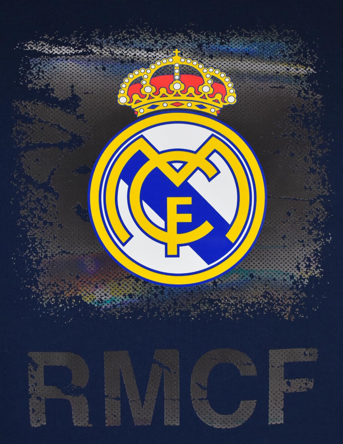 Sudadera Navy - Real Madrid CF Metallic Logo - Official Licensed Product - 3