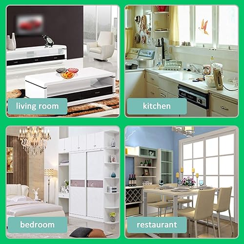 Miniatura 7 de KDDEON - Mantel transparente transparente para mesa de café o mesita de noche (27.6 x 47.2in)