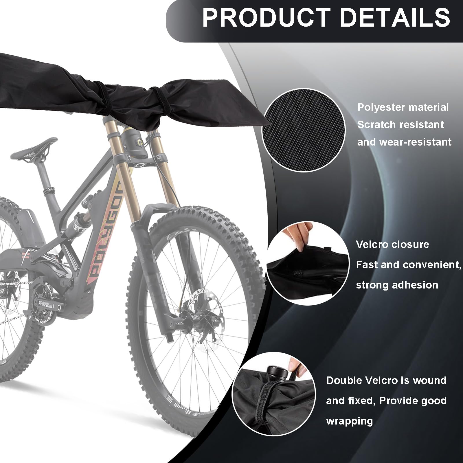 Copertura Protettiva Per Manubrio Bici – 2 Pezzi, Antipioggia E Antipolvere, Pieghevole Da 60 G Per MTB Ed E-Bike