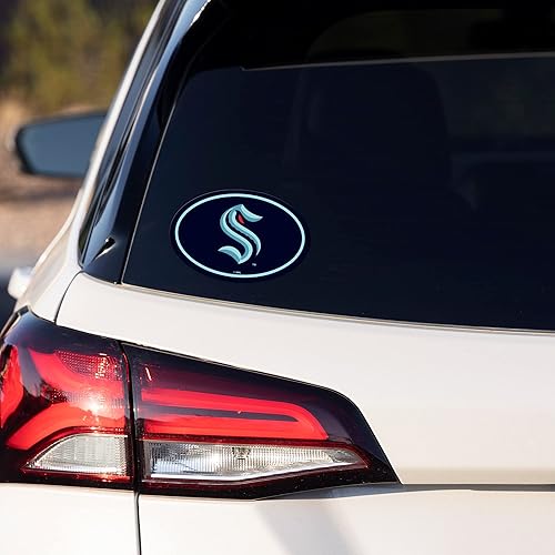 Miniatura 7 de Rico Industries NASCAR - Adhesivo ovalado de colores, 3.5 x 5 pulgadas