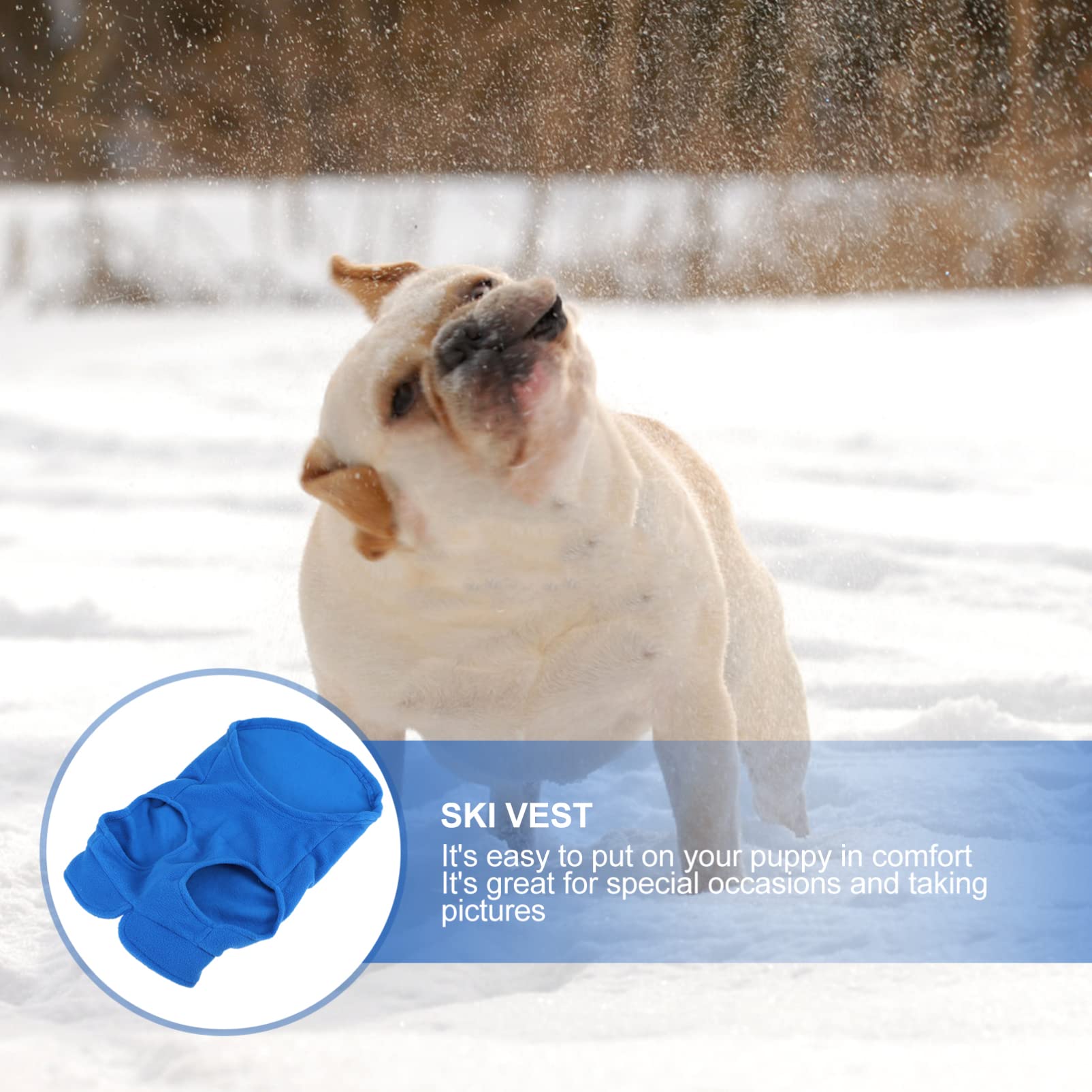 POPETPOP 3 Pz Gilet per Animali Domestici Cappotti Invernali per Cuccioli Abbigliamento per Cuccioli Costume da Cane da Vacanza Felpe per Cani Pile Portare a Spasso Il Cane Gattino