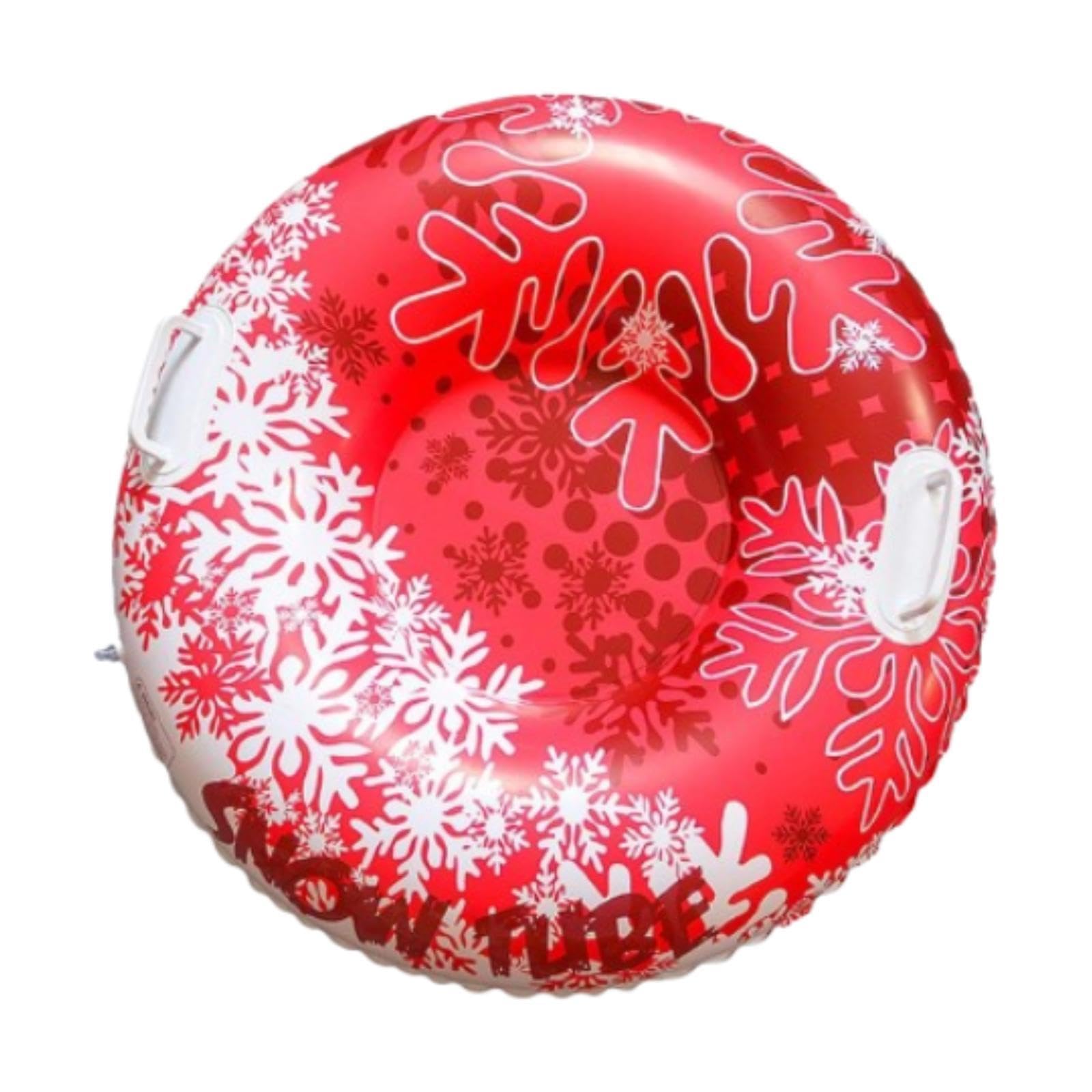 Tubo Gonfiabile da Neve per Slittino Maniglie Resistenti Seduta Profonda PVC Antifreddo Leggero Adatto per Giochi sulla Neve Regalo Compleanno