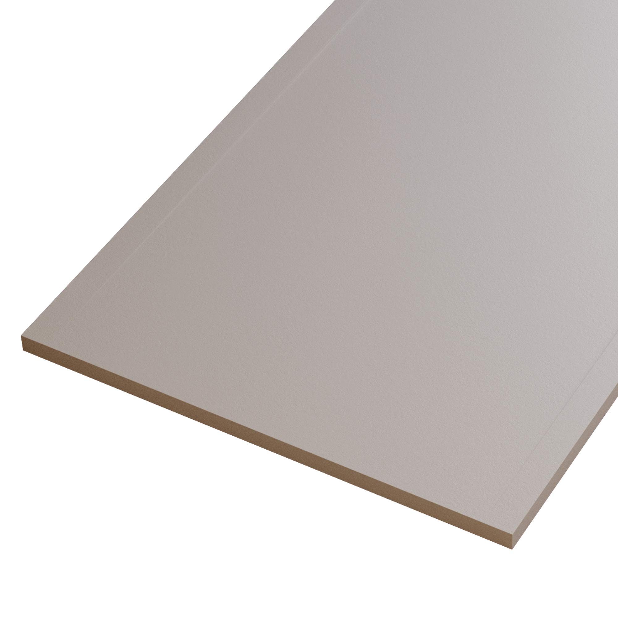 Piatto Doccia Mineralmarmo Effetto Pietra Ardesia - Modello Moon - Marmo Resina con Gelcoat - Griglia Laterale in Acciaio Inox - Colore Sabbia - 70x140