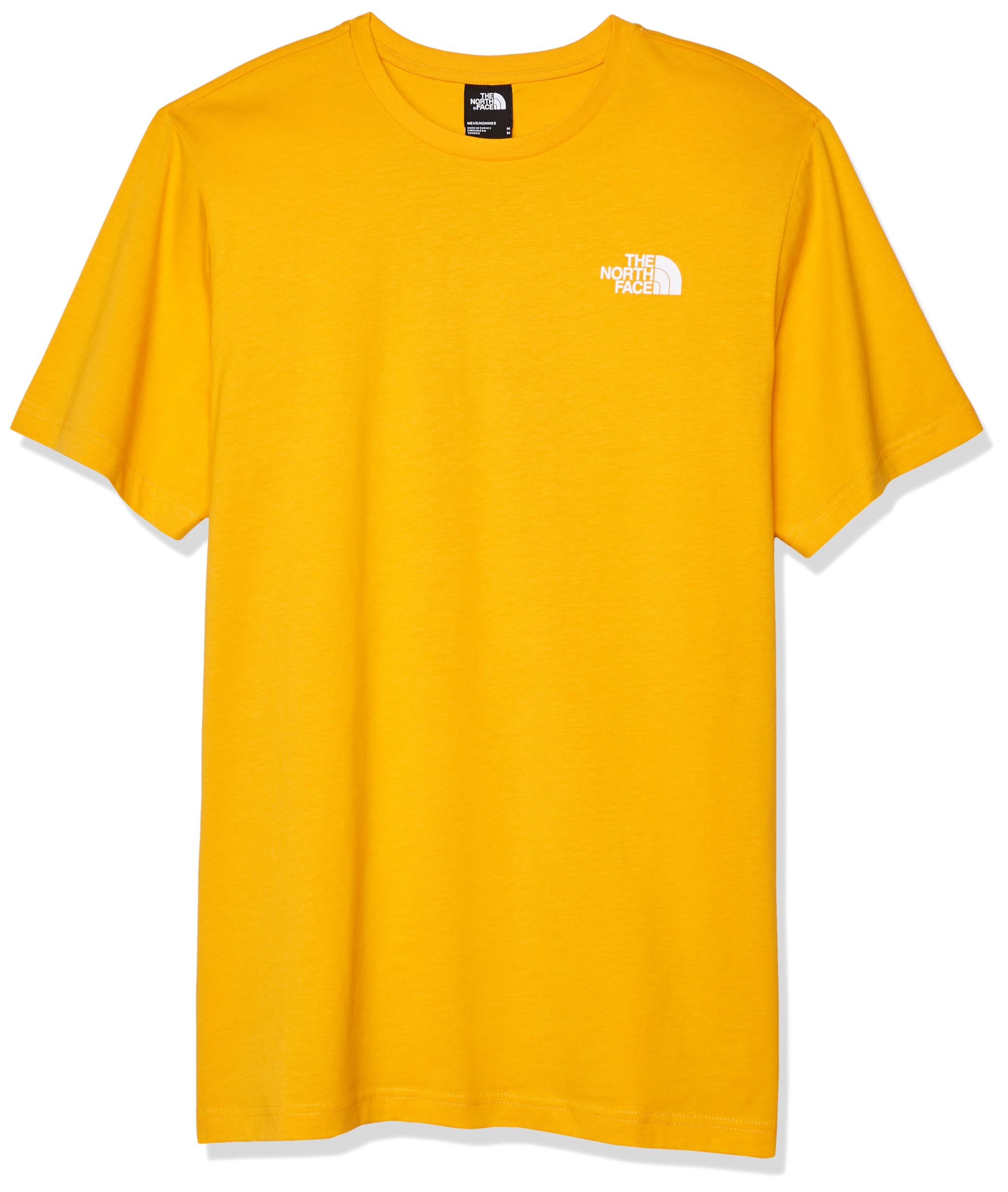 The North Face Men's S/S Redbox T-Shirt, Summit Gold/TNF Black, XS