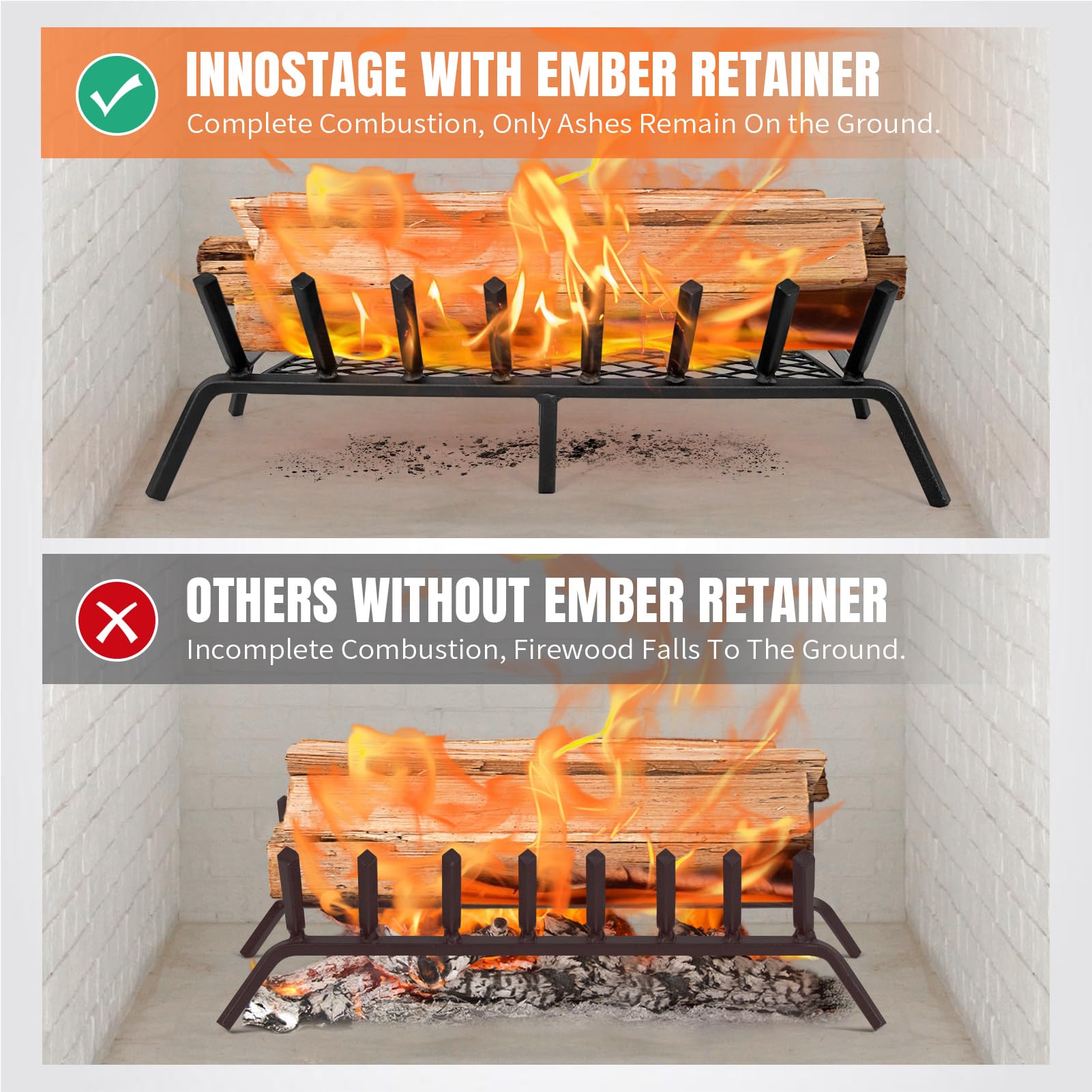 Snapklik.com : INNO STAGE Fireplace Grates