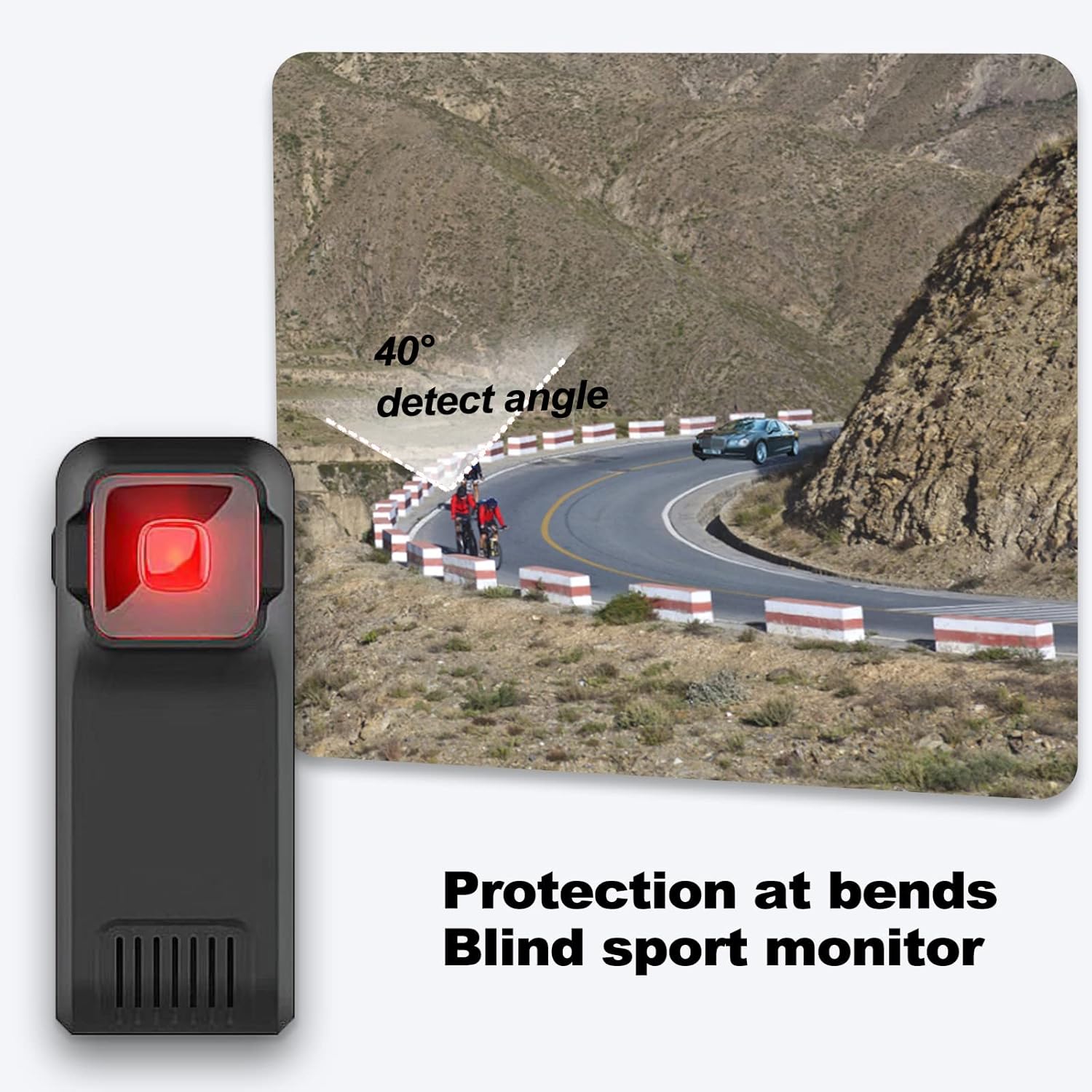 bike radar tail lighttutuloo bike radar with tail lightvisual and audible alerts for approaching vehiclescompatible with garminwahoo igpsport bik