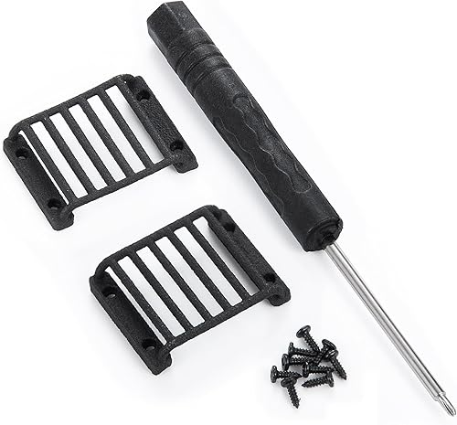 AXSPEED 2 unids nylon cubierta de luz delantera protector rejilla faro pantalla para 1/18 TRX4-M TRX4M Defender