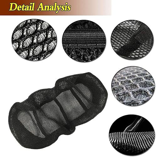 Miniatura 4 de Para Kawasaki Z900RS Z900 RS 2022 2021 2020 2019 2018 2017 cubierta de capó del asiento trasero Red de aislamiento 3D Protector de malla Accesorios