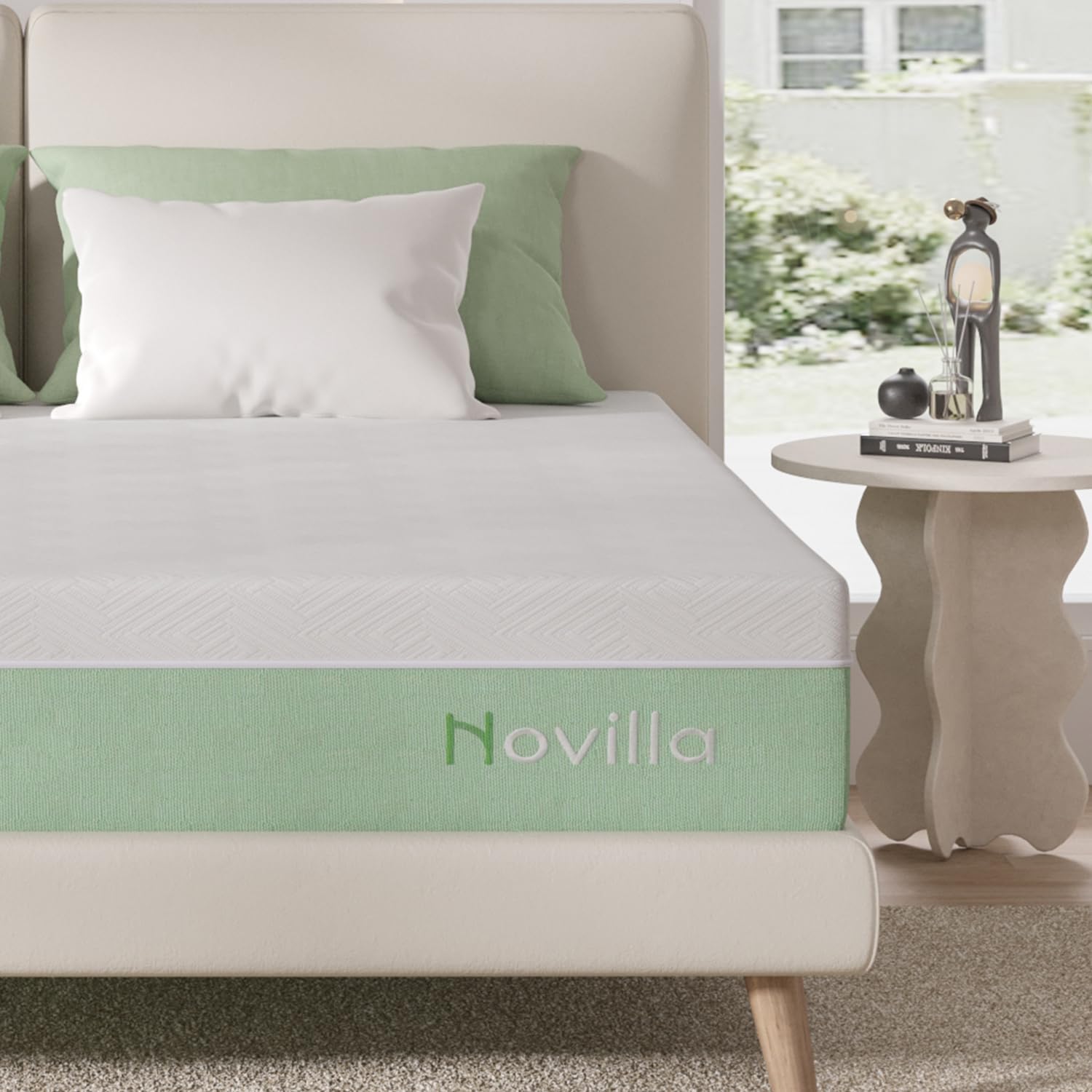 Novilla King Mattress,10 Inch Gel Memory Foam Mattress for
