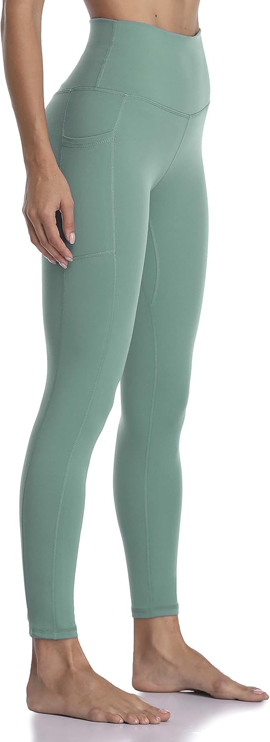 Colorfulkoala Women's High Waisted Yoga Pants 7/8 Length Leggings with Pockets