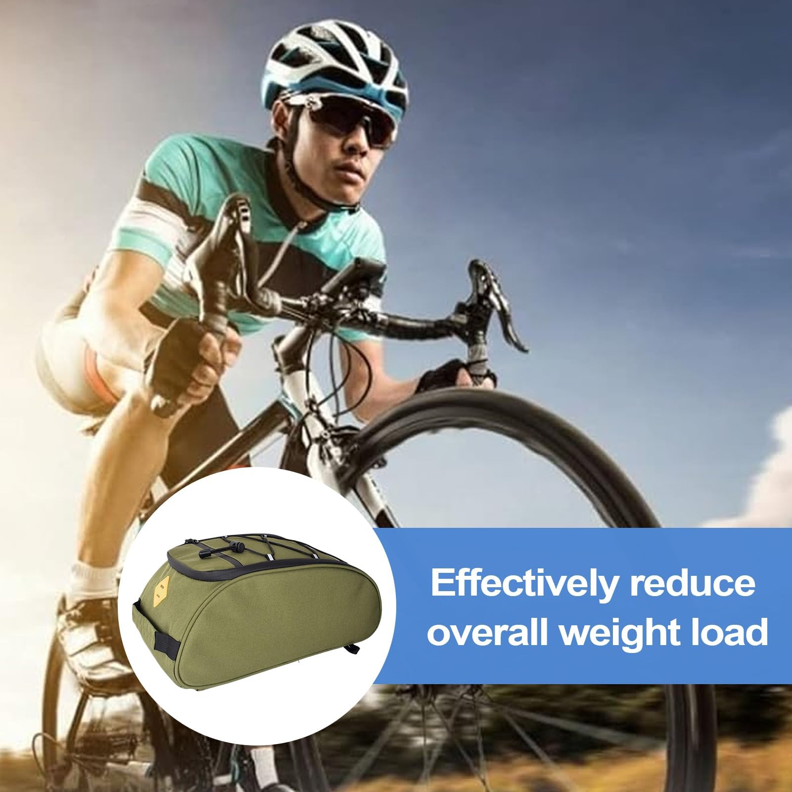Bolsa portaequipajes para Bicicletas de Carretera y de montaña.