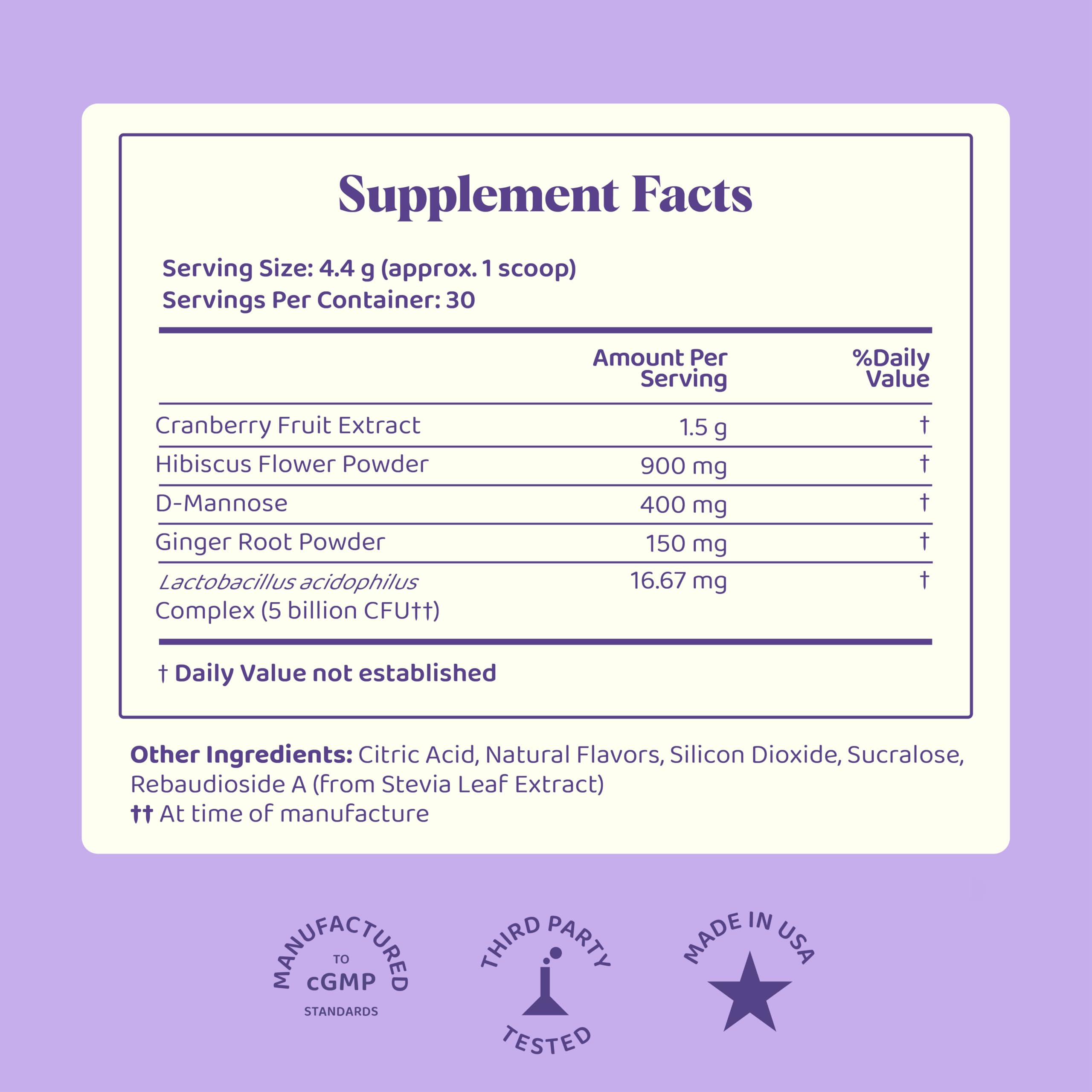 JoySpring pH Balance Vaginal Probiotic Powder for Women | Lactobacillus Acidophilus + D-Mannose with Cranberry Supplement | Supports Vaginal Flora, Freshness & Urinary Tract Health